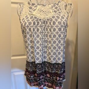 Vintage Rewind Tank Tunic Top